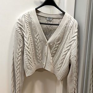 Sunday best cooper cardigan size small in matte pearl